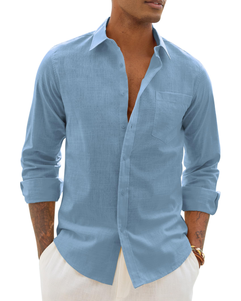 Mens_Casual_Cotton_Linen_Shirt_Long_Sleeves_and_a_Smart_Design_3