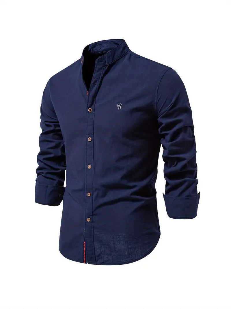 Mens_Classic_Long_Sleeve_Shirt_Refined_Look_Fine_Feel_4