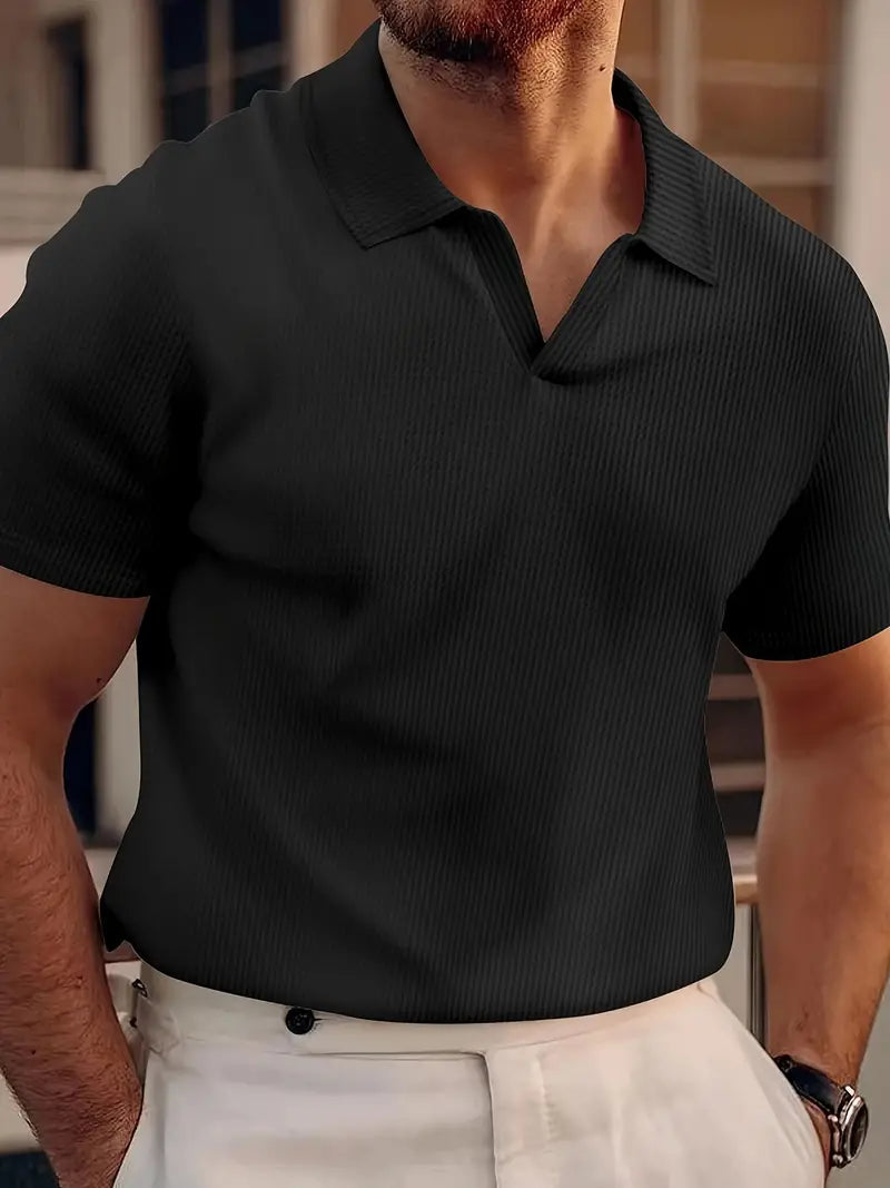 Mens_Classic_Short_Sleeve_Polo_Shirt_With_Slim_Fit_2
