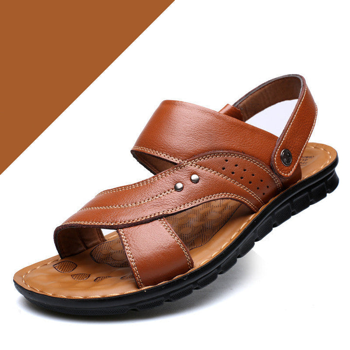 Mens_Comfort_Sandals_Adjustable_Straps_and_Footbed_2
