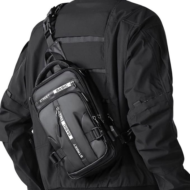 Men's Compact Crossbody Sling Backpack – Practical & Robust Storage 1