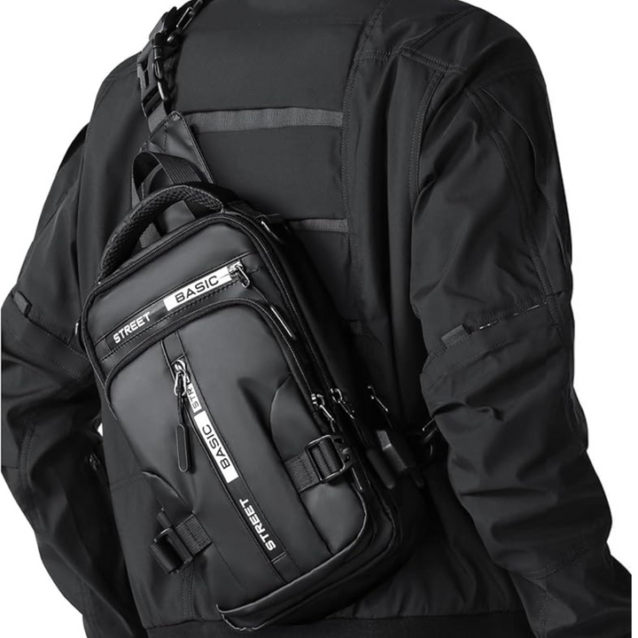 Men's Compact Crossbody Sling Backpack – Practical & Robust Storage 2
