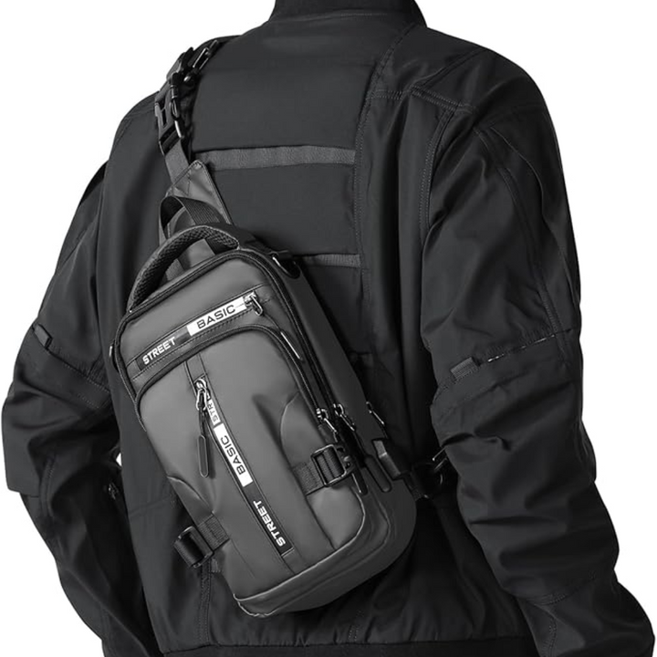 Men's Compact Crossbody Sling Backpack – Practical & Robust Storage 4