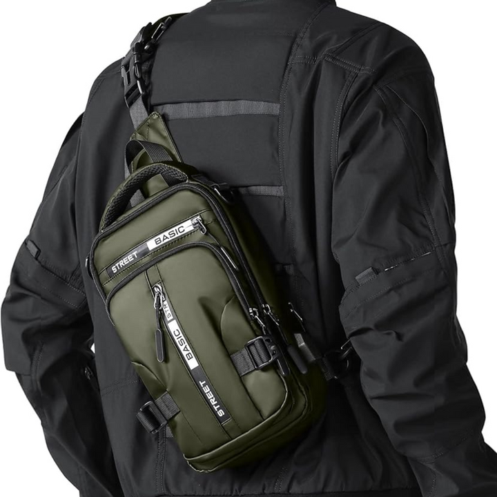 Men's Compact Crossbody Sling Backpack – Practical & Robust Storage 5