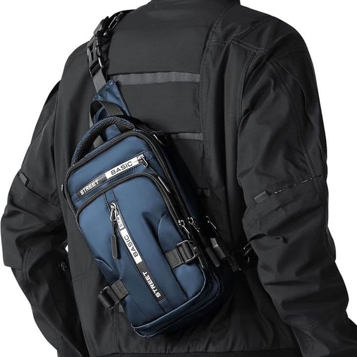 Men's Compact Crossbody Sling Backpack – Practical & Robust Storage 6