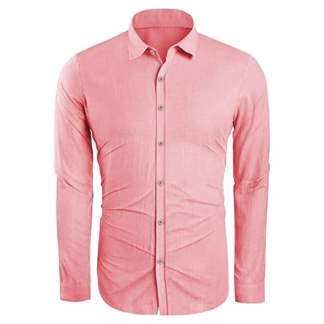 Mens_Cotton_Linen_Shirt_with_Kent_collar_and_button_placket_10