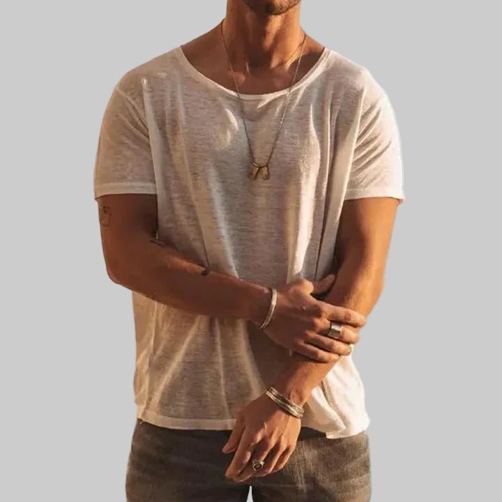 Mens_Cotton_T_Shirt_Round_Neck_with_Short_Sleeves_1
