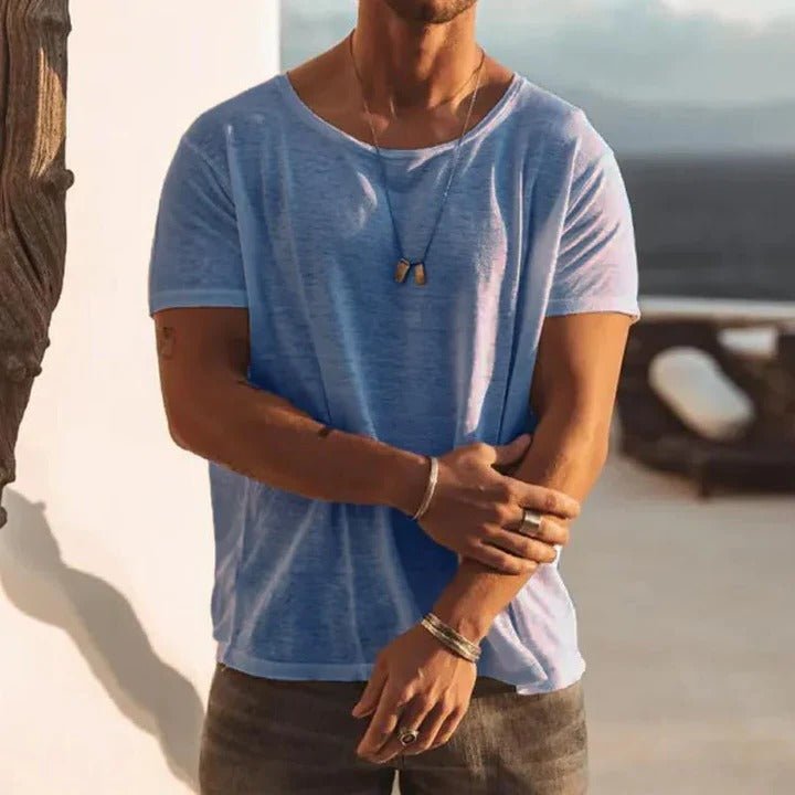 Mens_Cotton_T_Shirt_Round_Neck_with_Short_Sleeves_3