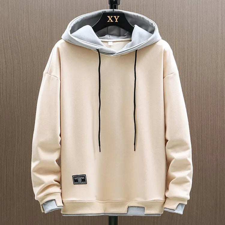 Mens_Fleece_Hoodie_Two_Tone_Contrast_Street_Pullover_Jumper_2