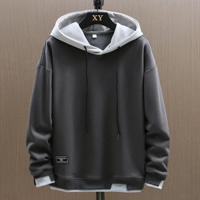 Mens_Fleece_Hoodie_Two_Tone_Contrast_Street_Pullover_Jumper_4