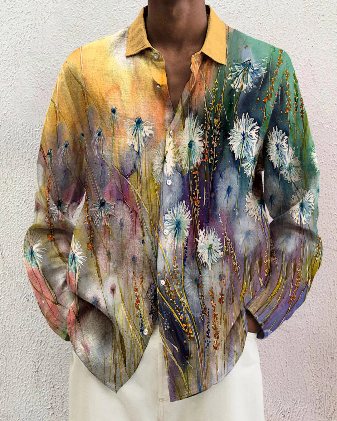 Mens_Floral_Printerd_Long_Sleeved_Shirt_5