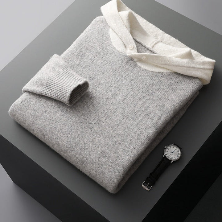 Mens_Knit_Hoodie_Knit_Design_and_Contrast_Hood_3