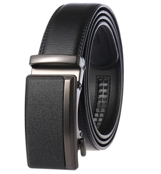 Men's Leather Belt – Automatic Buckle with Vegan Cow Leather 3