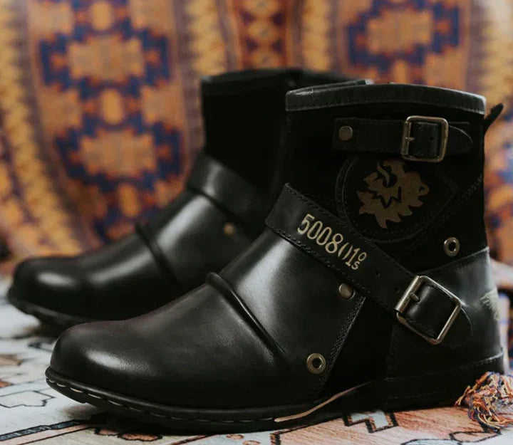 Mens_Leather_Biker_Boots_Spring_Motorcycle_Elegant_Casual_Stylish_1