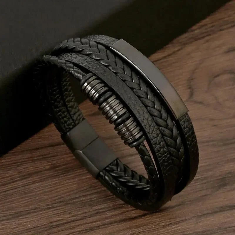 Men's Leather Bracelet – Suitable for Casual and Formal Occasions 3