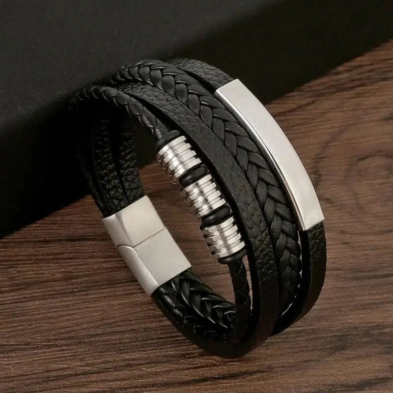 Men's Leather Bracelet – Suitable for Casual and Formal Occasions 4