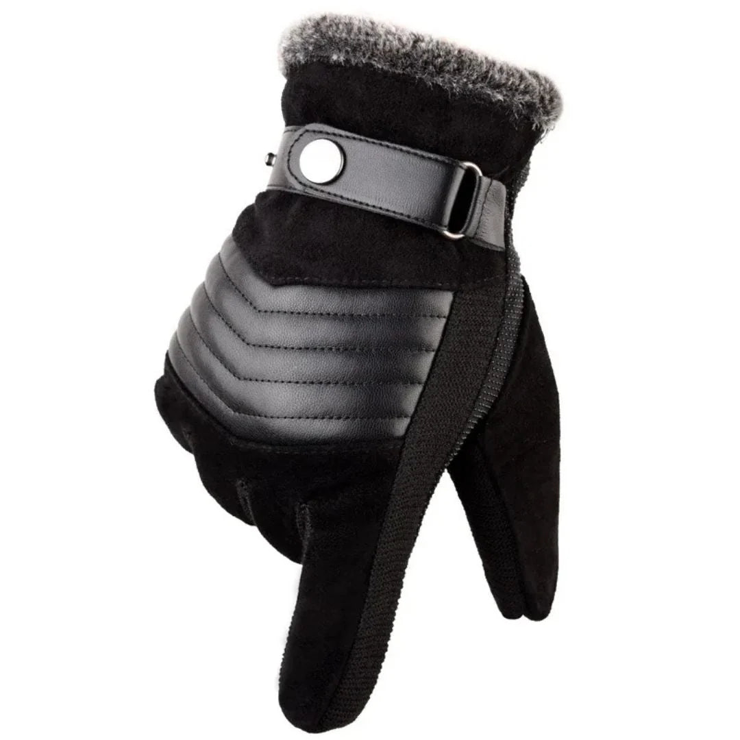 Men's Lined Gloves – With Touchscreen Fingertips for Simple Operation in Winter 1