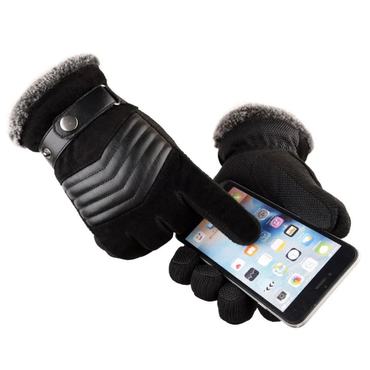 Men's Lined Gloves – With Touchscreen Fingertips for Simple Operation in Winter 4