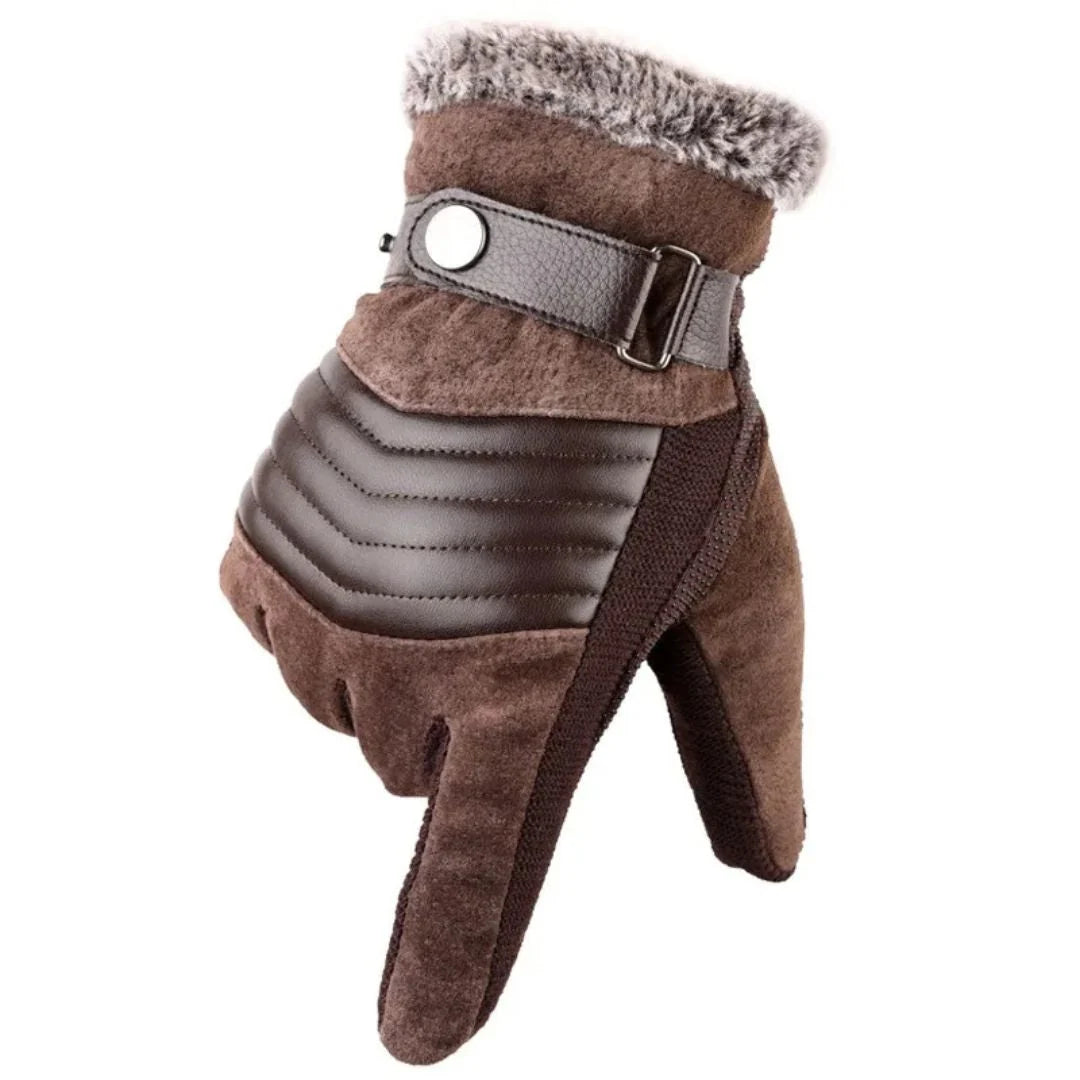 Men's Lined Gloves – With Touchscreen Fingertips for Simple Operation in Winter 8