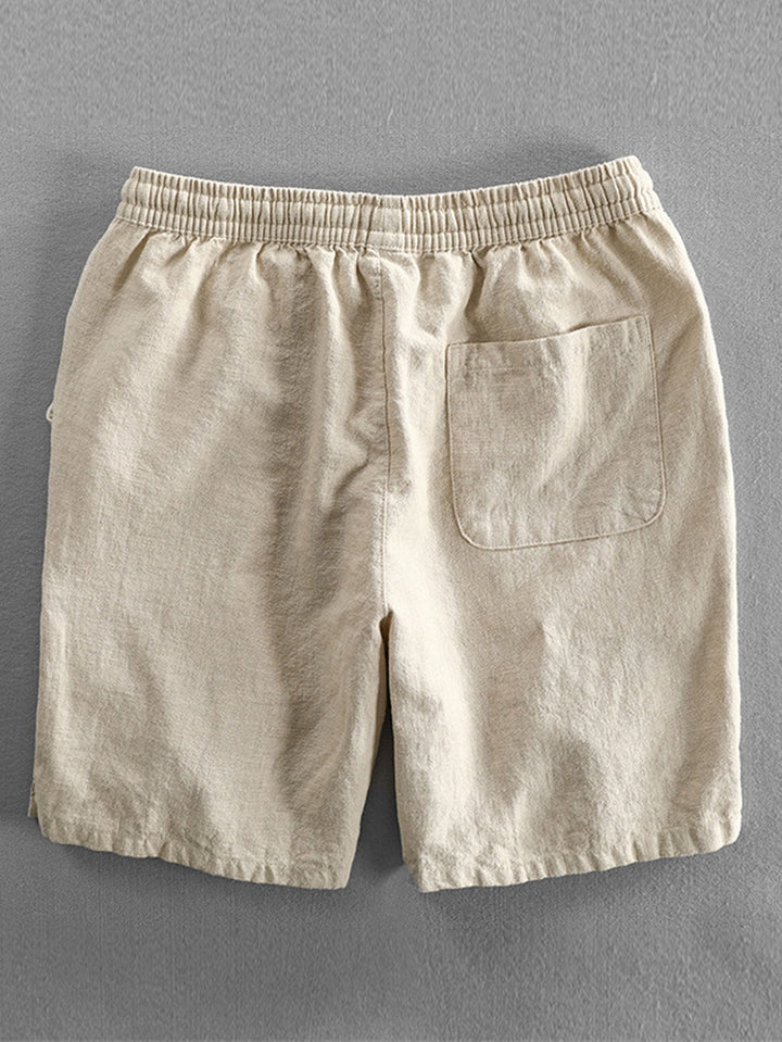 Mens_Linen_Drawstring_Shorts_Light_and_Breathable_2