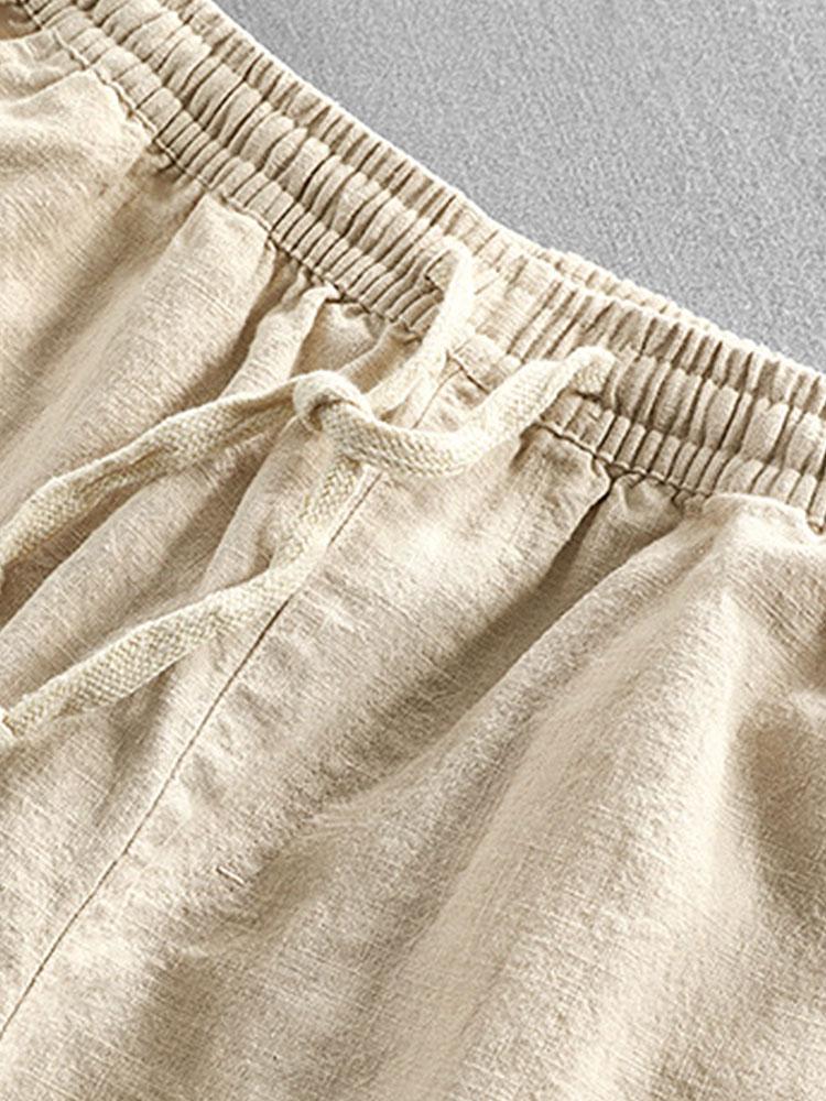 Mens_Linen_Drawstring_Shorts_Light_and_Breathable_3