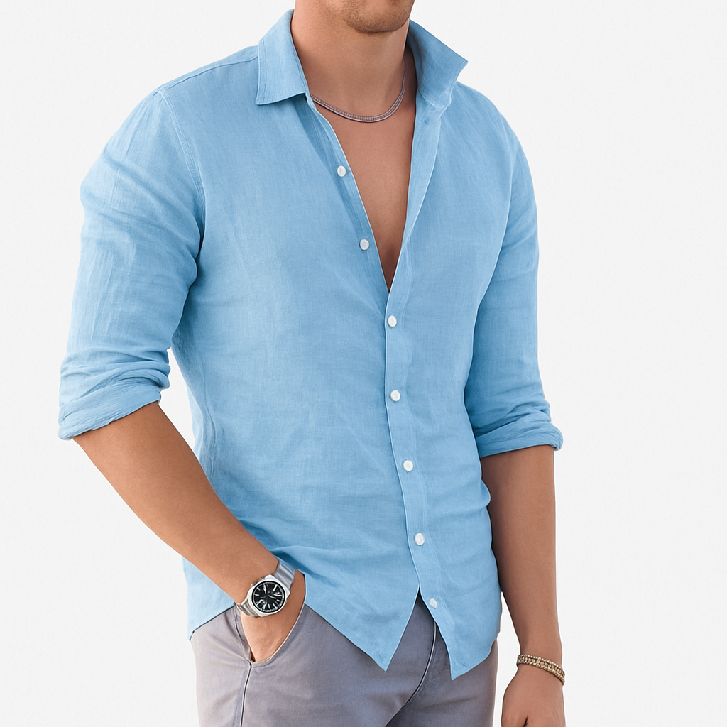 Mens_Linen_Long_Sleeve_Shirt_Relaxed_Fit_1