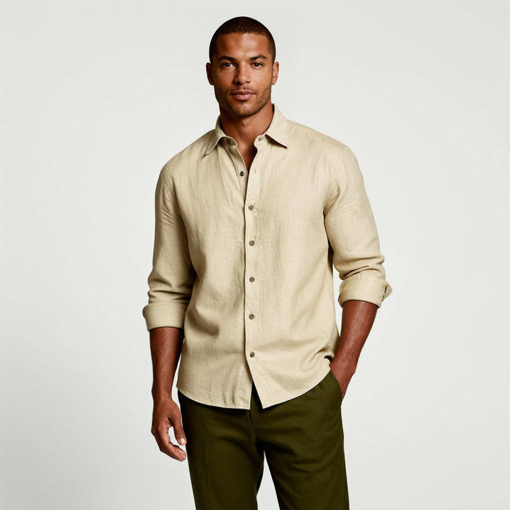 Mens_Linen_Shirt_Long_sleeve_and_Vintage_inspired_1