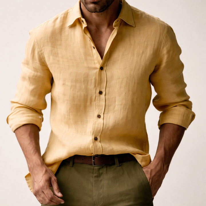 Mens_Linen_Shirt_Long_sleeve_and_Vintage_inspired_14