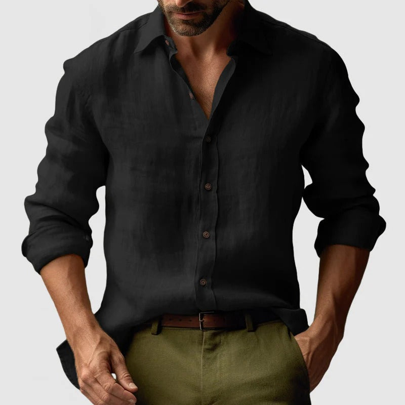 Mens_Linen_Shirt_Long_sleeve_and_Vintage_inspired_7