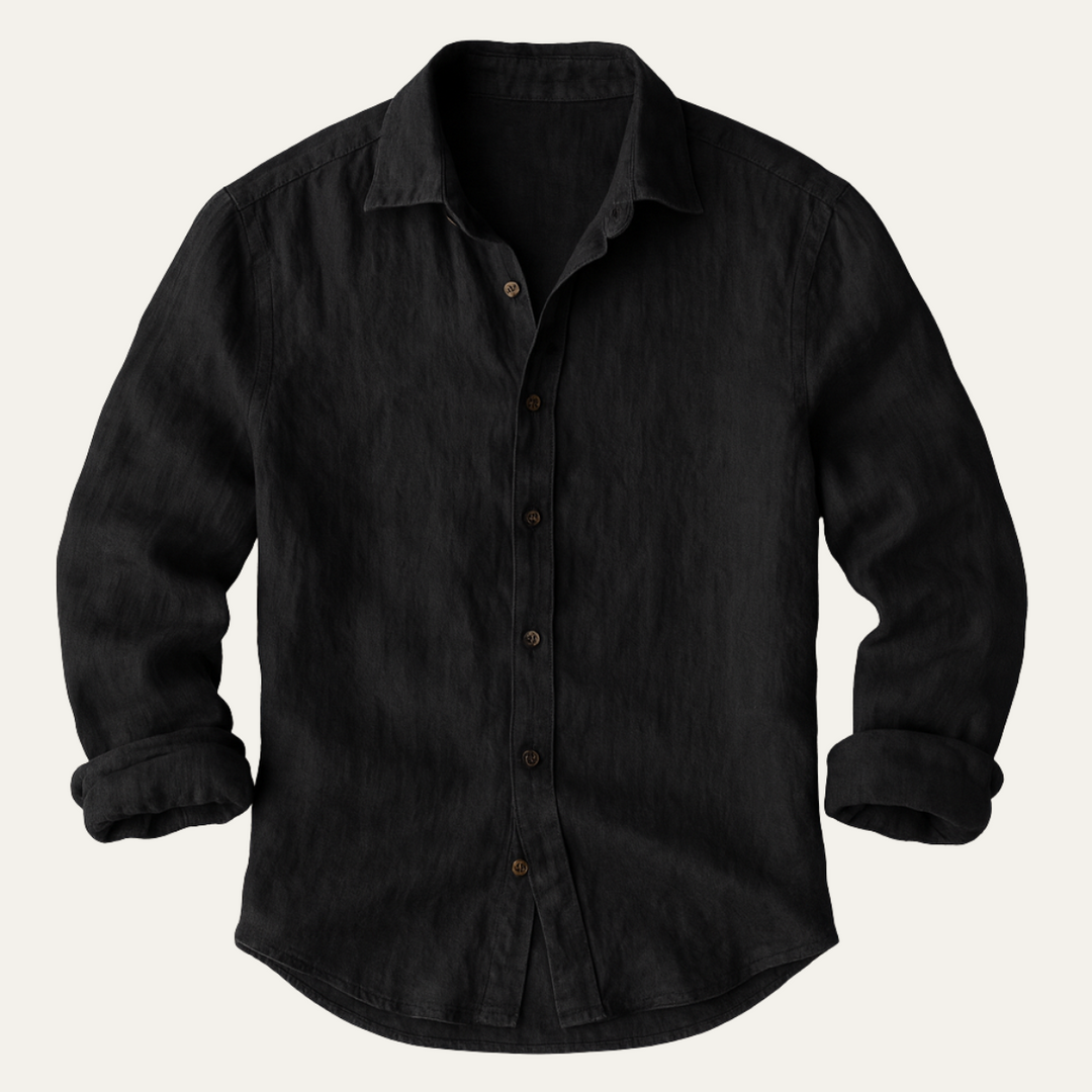 Mens_Linen_Shirt_Long_sleeve_and_Vintage_inspired_9