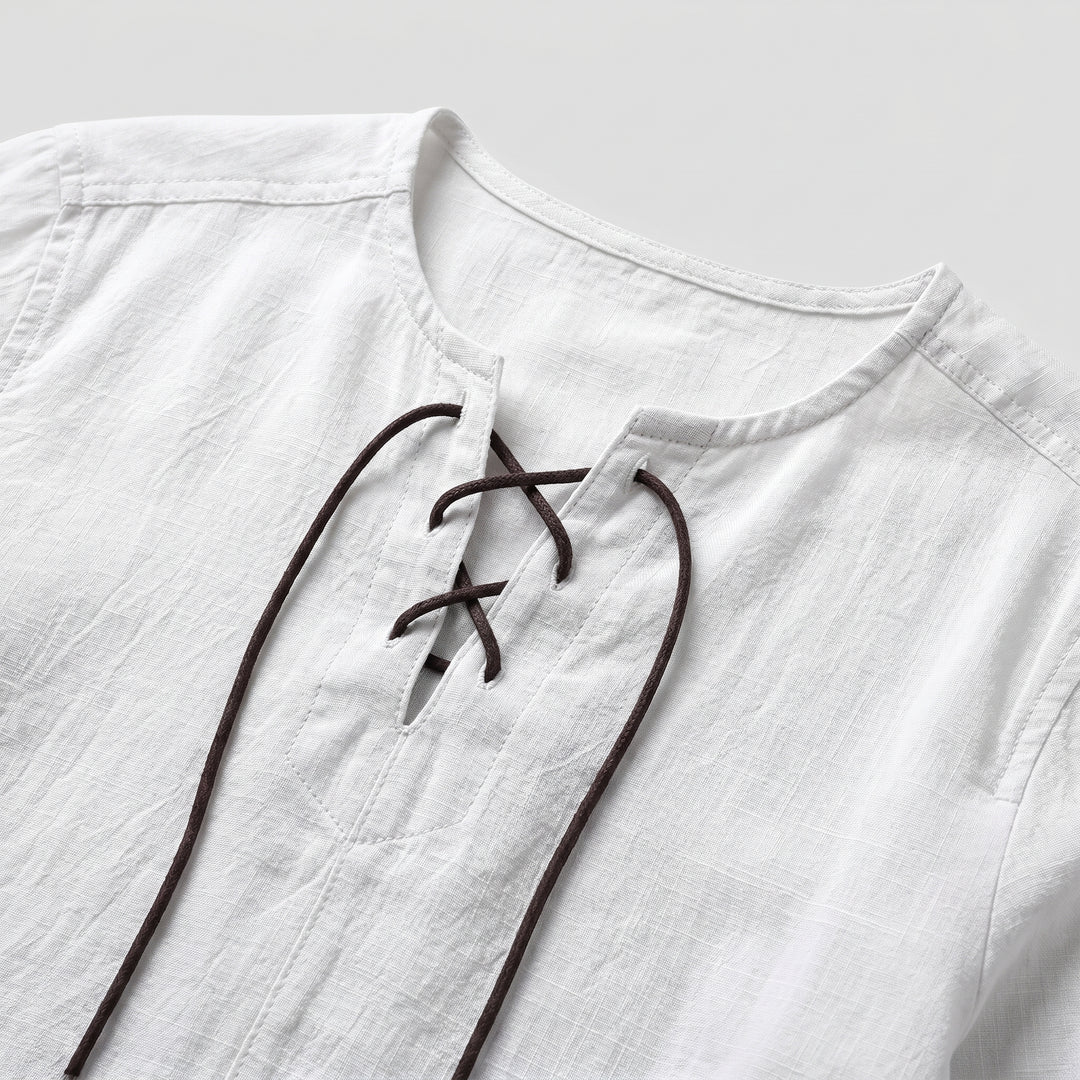 Mens_Linen_Shirt_Summer_Cut_with_Lace_Up_Collar_4