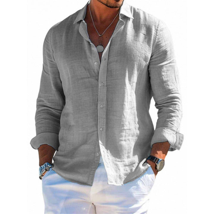 Mens_Linen_Shirt_With_Button_Placket_and_Long_Sleeves_10