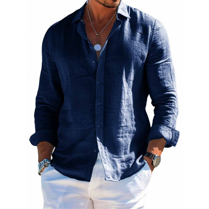 Mens_Linen_Shirt_With_Button_Placket_and_Long_Sleeves_8