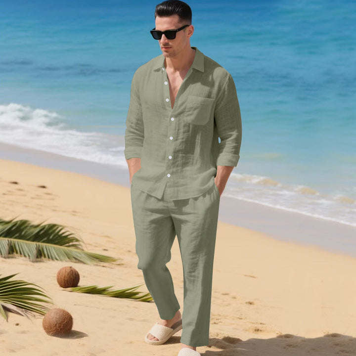Mens_Linen_Shirt_and_Pants_Set_Lightweight_Summer_Outfit_7