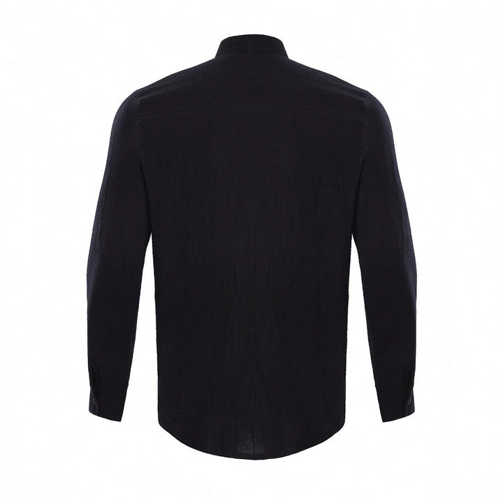 Mens_Linen_Shirt_with_Band_Collar_and_Button_Placket_3