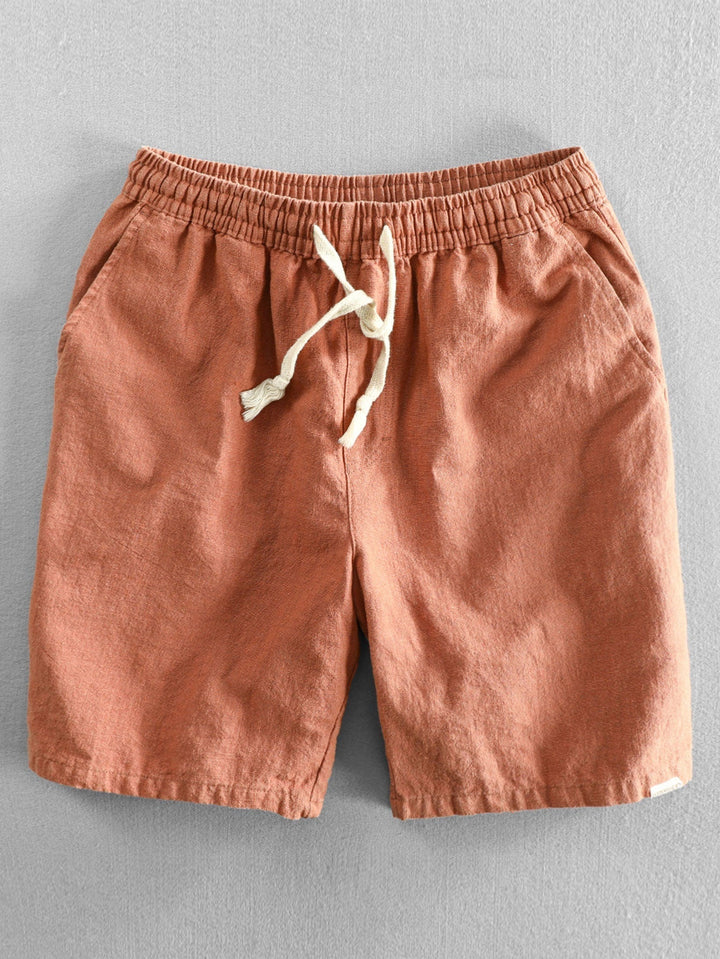 Mens_Linen_Shorts_Drawstring_Lightweight_and_Breathable_9