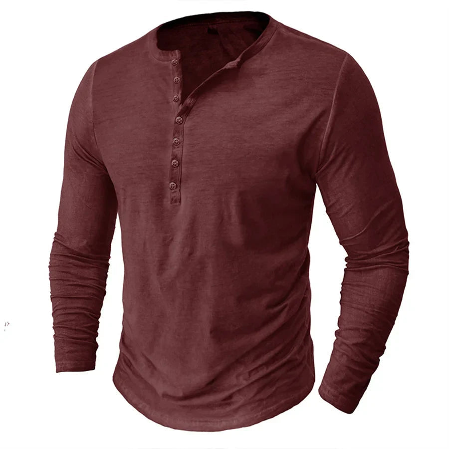 Mens_Long_Sleeve_Henley_Shirt_Cotton_Fabric_with_Relaxed_Comfort_7