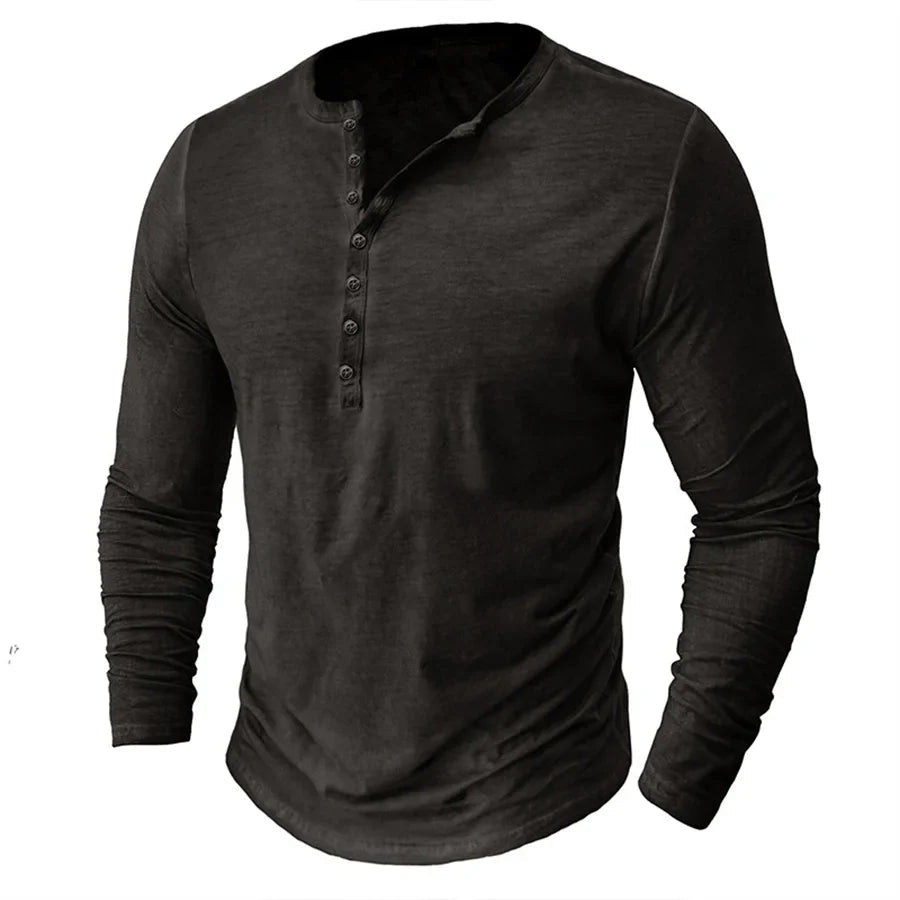 Mens_Long_Sleeve_Henley_Shirt_Cotton_Fabric_with_Relaxed_Comfort_9