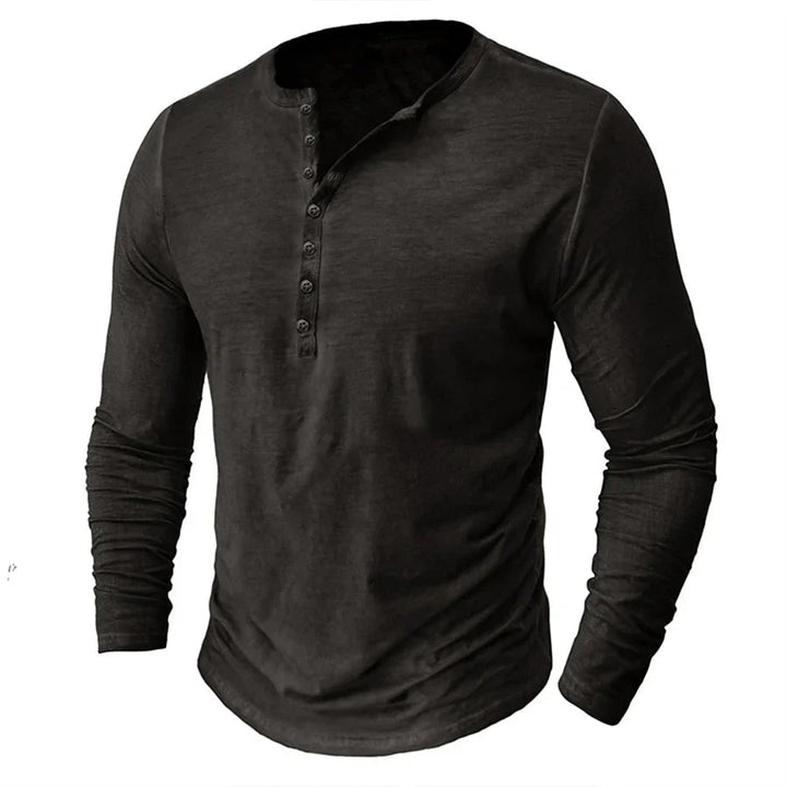 Mens_Long_Sleeve_Henley_Shirt_Cotton_Fabric_with_Relaxed_Comfort_9