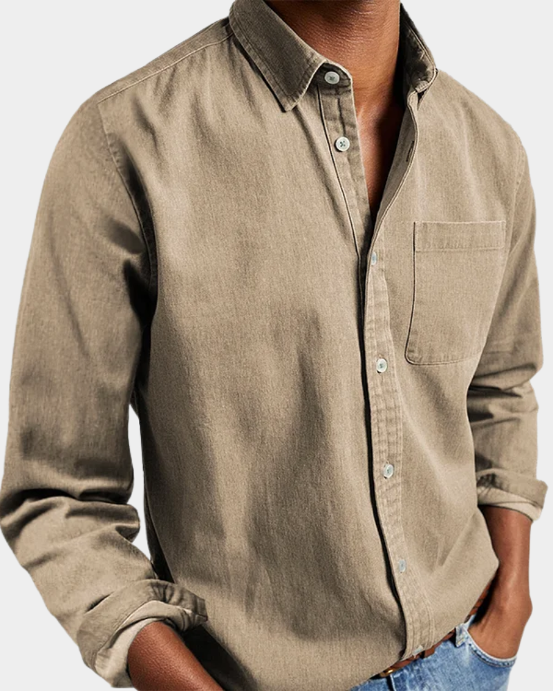 Mens_Long_Sleeve_Polo_Polished_Collar_and_Chest_Pocket_2