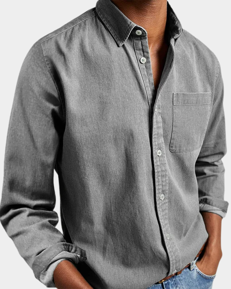 Mens_Long_Sleeve_Polo_Polished_Collar_and_Chest_Pocket_4