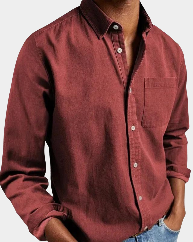 Mens_Long_Sleeve_Polo_Polished_Collar_and_Chest_Pocket_8
