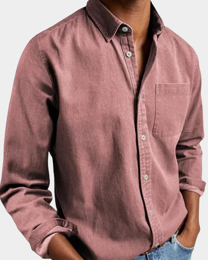 Mens_Long_Sleeve_Polo_Polished_Collar_and_Chest_Pocket_9