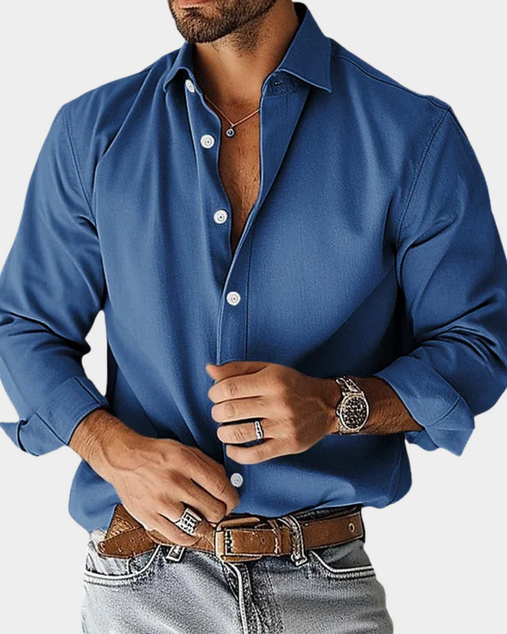 Men_s_Long_Sleeve_Shirt_Classic_Collar_and_Comfortable_Fit_5