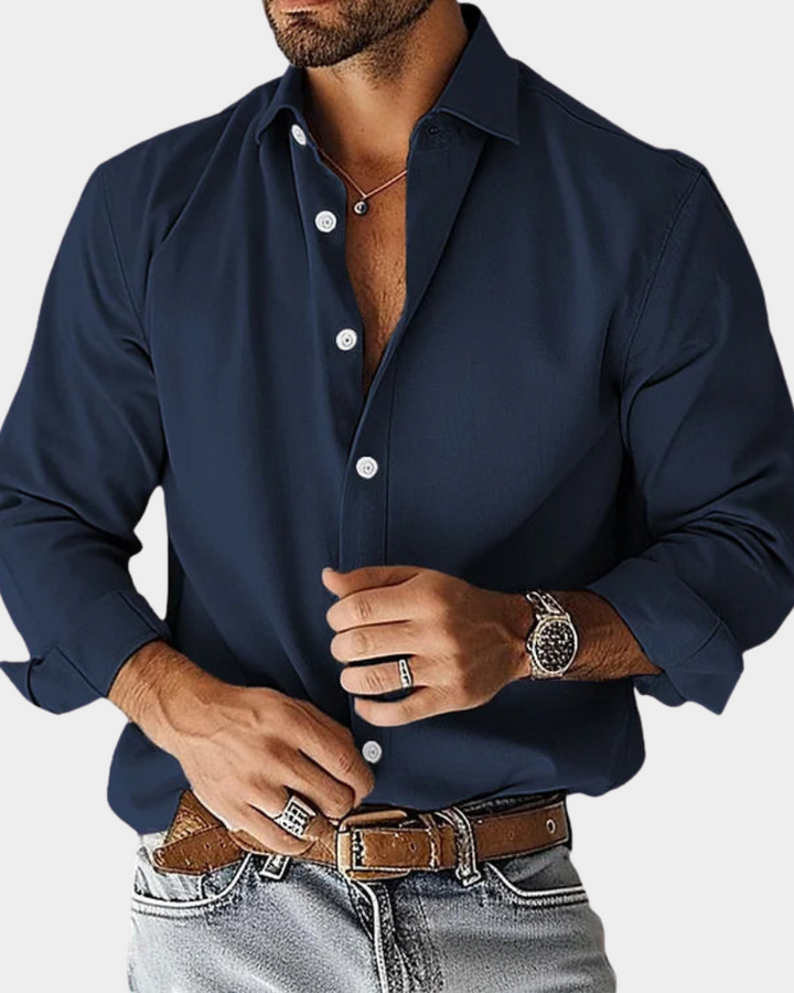 Men_s_Long_Sleeve_Shirt_Classic_Collar_and_Comfortable_Fit_6