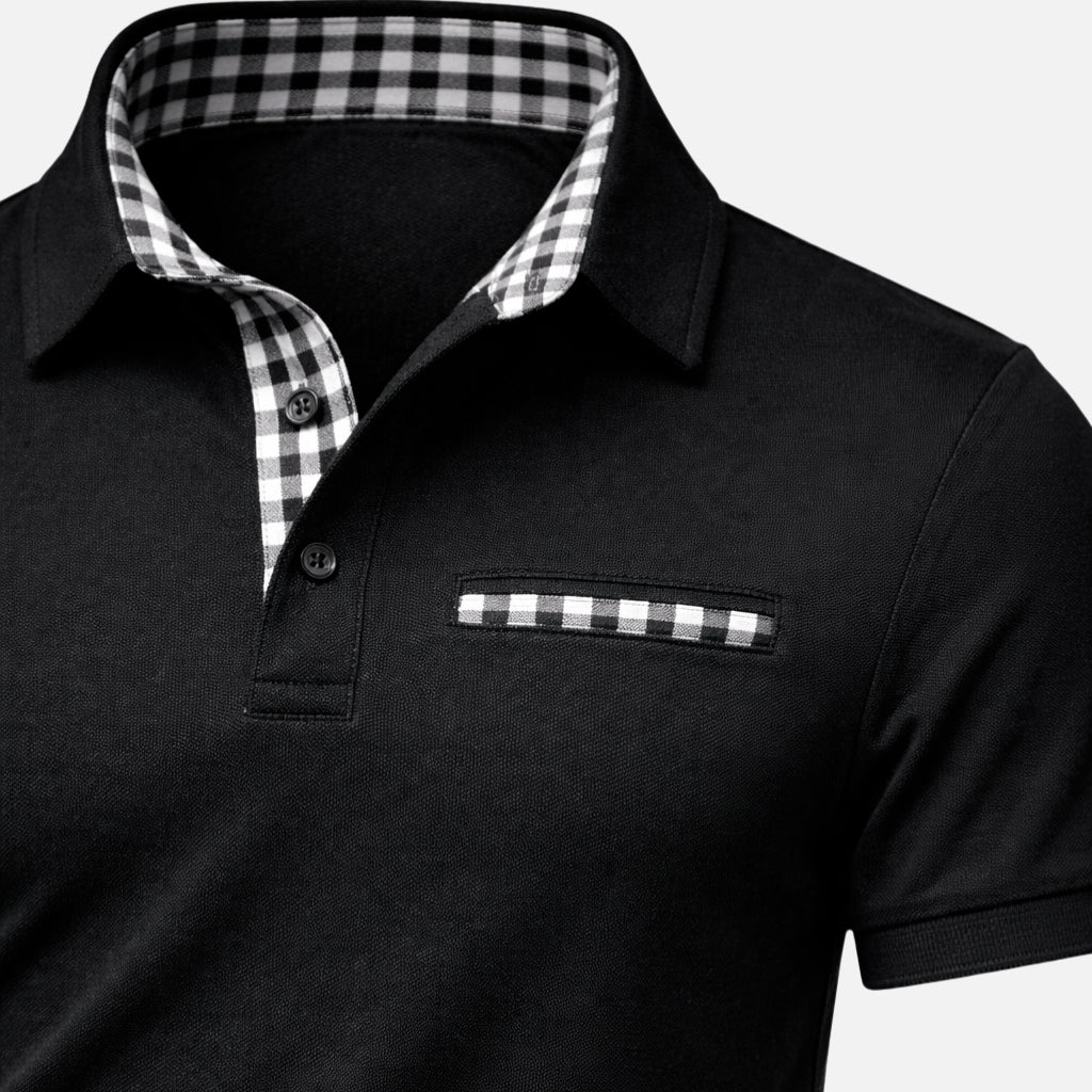 Mens_Long_Sleeve_Polo_Shirt_Plaid_Trim_Collar_Detail_7