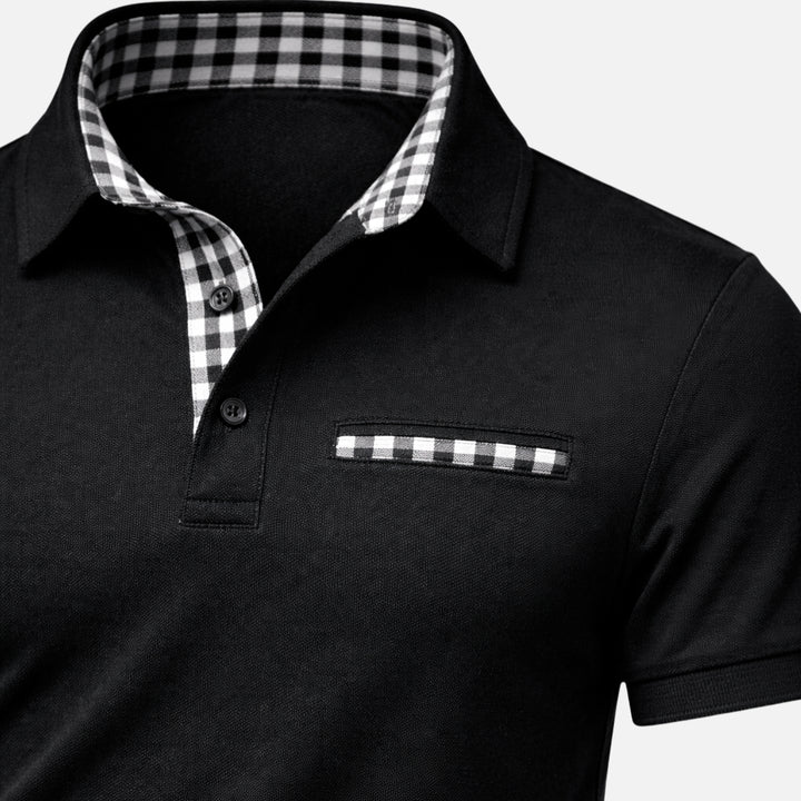 Mens_Long_Sleeve_Polo_Shirt_Plaid_Trim_Collar_Detail_7