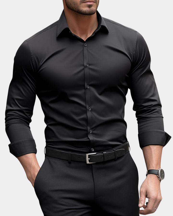 Mens_Long_Sleeve_Polo_Shirt_Well_Shaped_and_Adaptable_1