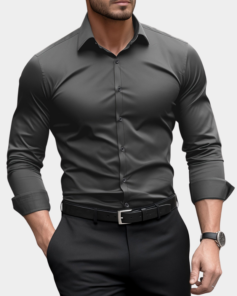 Mens_Long_Sleeve_Polo_Shirt_Well_Shaped_and_Adaptable_2