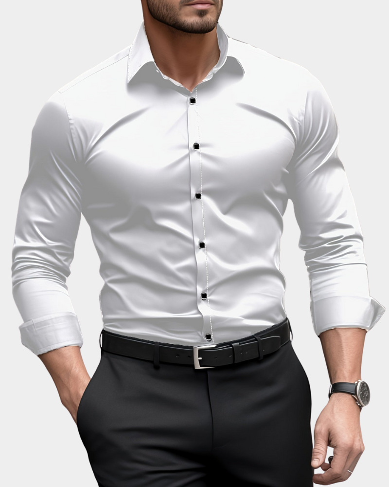 Mens_Long_Sleeve_Polo_Shirt_Well_Shaped_and_Adaptable_3